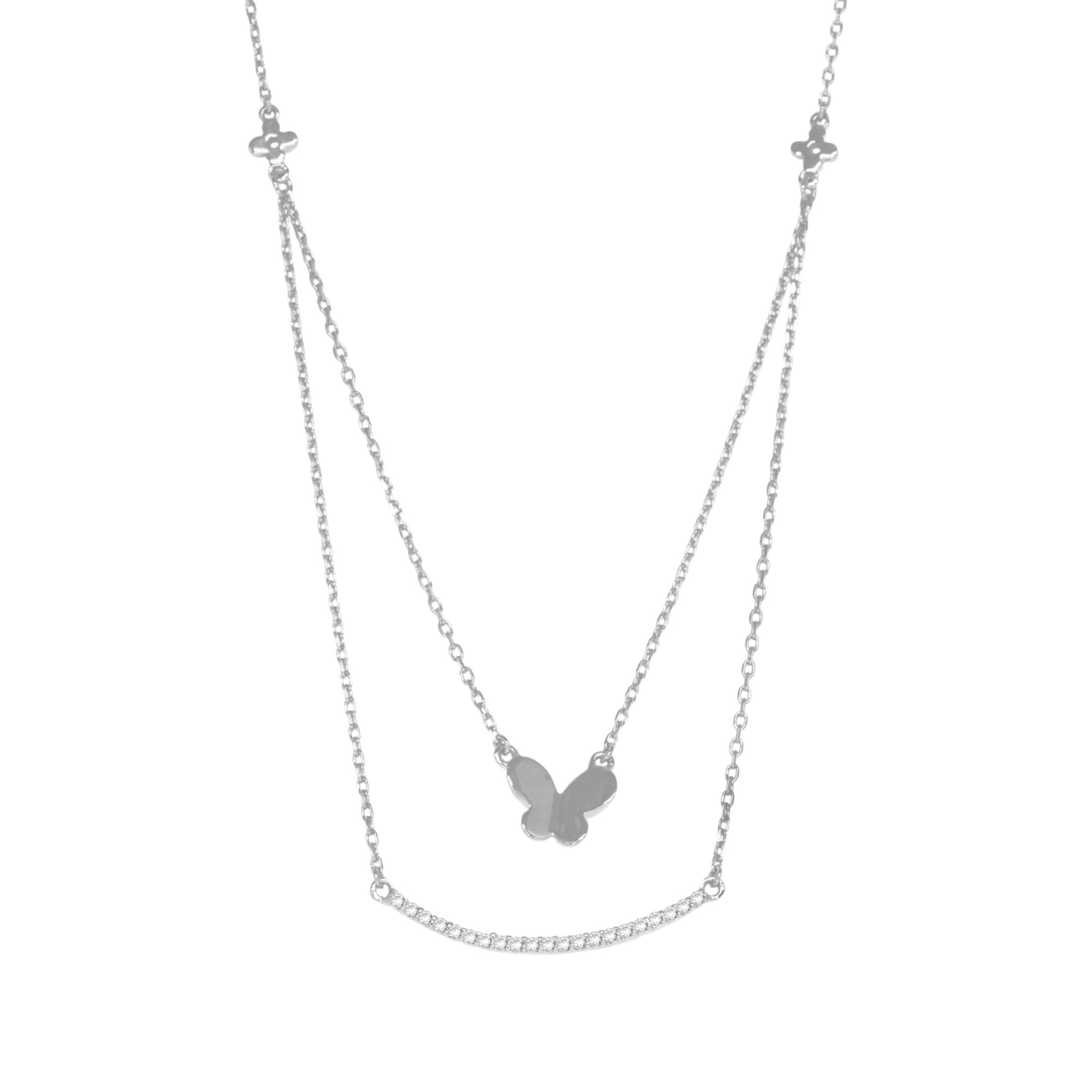Duang Kaew Roselyn Butterfly Necklace